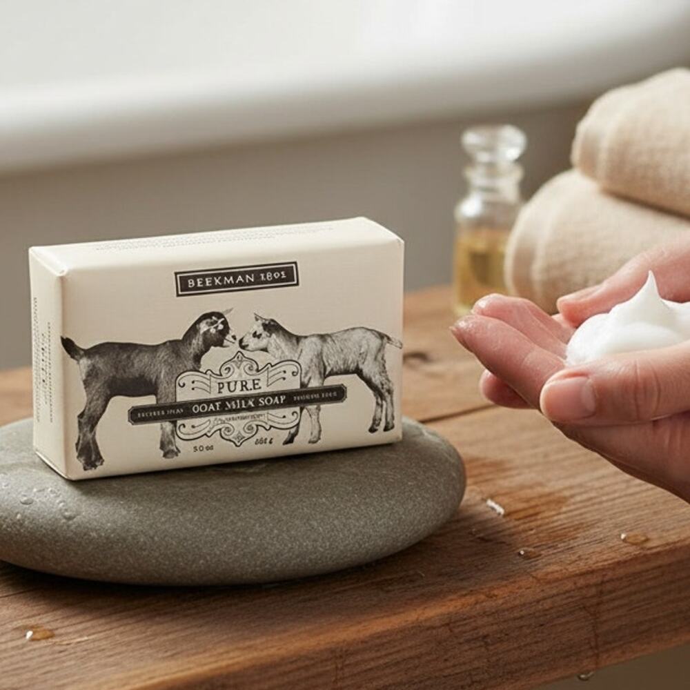 🧼🫧Beekman 1802 Pure Goat Milk Soap 9 Oz Fragrance Free Sulfate Paraben Free